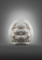 大阿福 DA A FU, Zhelong XU : Based on traditional clay figurine A FU in WUXI China.We Chinese believe DA A fu will bring people happiness and peace.