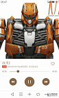 Meizu 魅族 MX4智能手机-音乐播放器界面