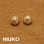 NIUKO辅料 玫瑰淡金色绳结塑料纽扣衬衫针织蘑菇钮扣扣子专卖-淘宝网