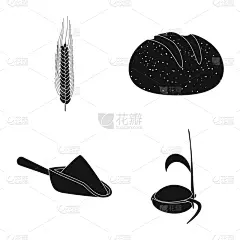 植物,标志,裸麦,农业,谷物,面包,食品,面粉,尖的,春天