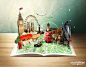 I Love Travel by Maria Datei, via Behance