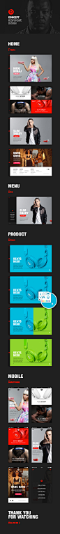 Beats by Dre - Responsive Design Concept - Inspiration