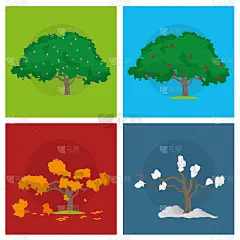 自然季节的设计