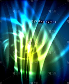 未来,线条,荧光,技术员,几何形状,技术,发光,问候,弯曲,流动