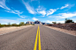 Remote desert road
