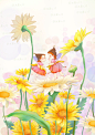 花仙子系列_米粟__插画师作品_涂鸦王国gracg.com