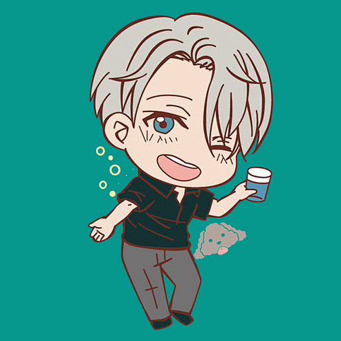 冰上的尤里q版头像一组