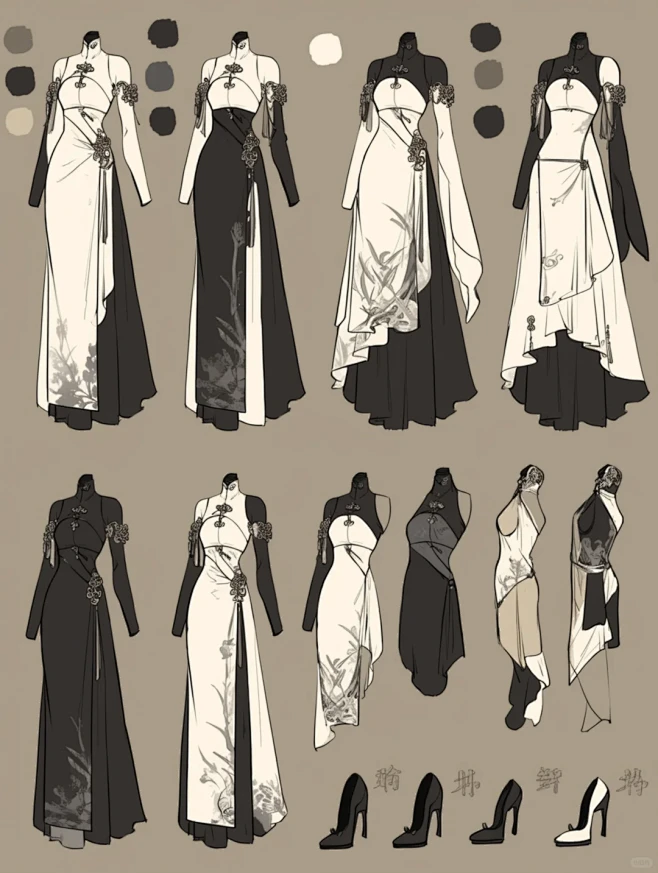 #时装插画 #服装设计手绘 #服设 - 小红书-花瓣网