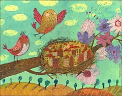 俄罗斯插画家Григорьева Юлия - 插画 - 慢生活资讯 - 慢时间