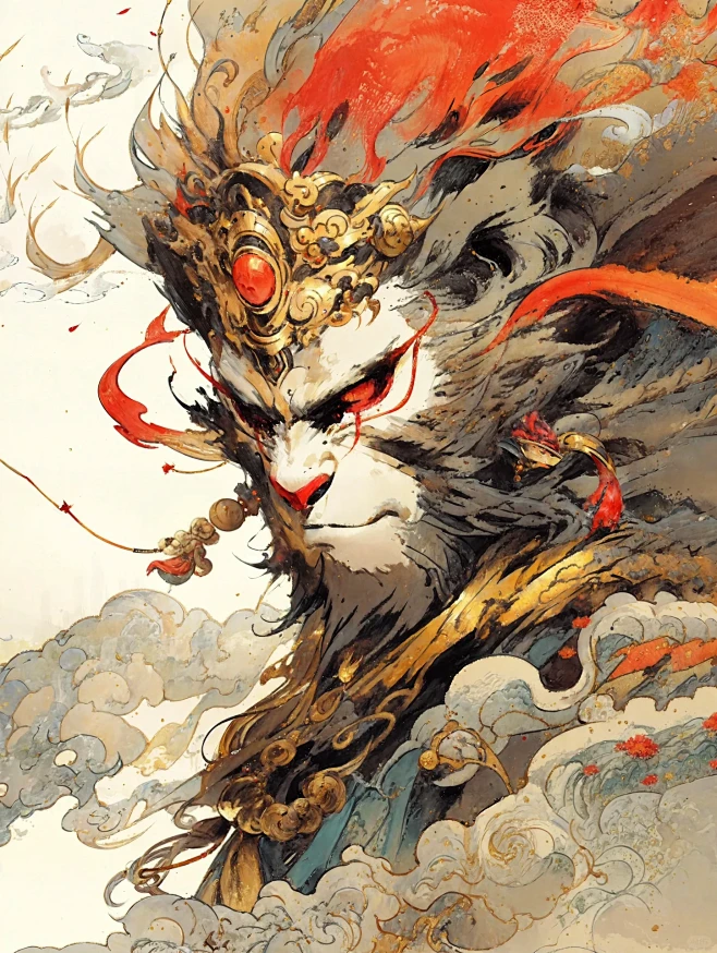AI绘画｜大泼猴