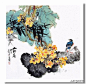 著名画家胡益通老师写意花鸟画作品欣赏