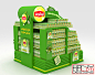 Display FLOOR Floor Display gondola green tea Lipton posm Stand