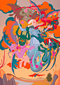 Amazing New Paintings by James Jean : If you  haven't noticed yet, we're huge fans of James Jean's work (previously featured here and here). 

James is an impressive artist who's always evolving and expanding his repertoire, and his recent pieces are an i