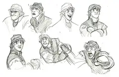 #冰雪奇缘人物手绘稿#