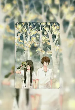 个性网-美图-原创第二弹：你和她，我和你，这是..._情感意境_唯美_图中图_动漫_人物