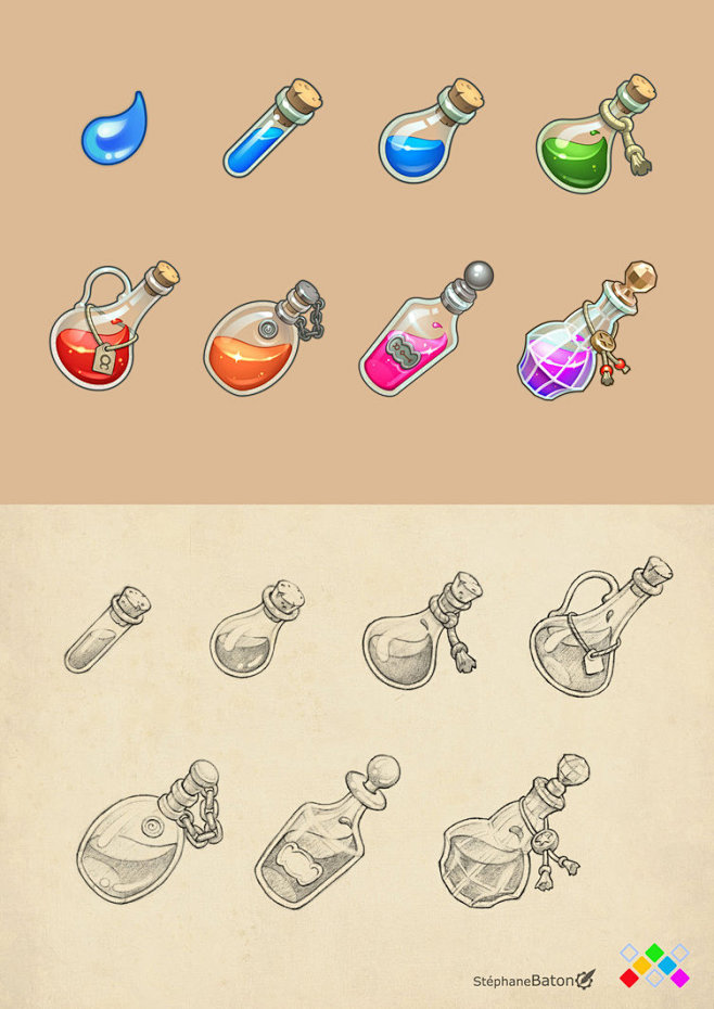 Icons for casual gam...