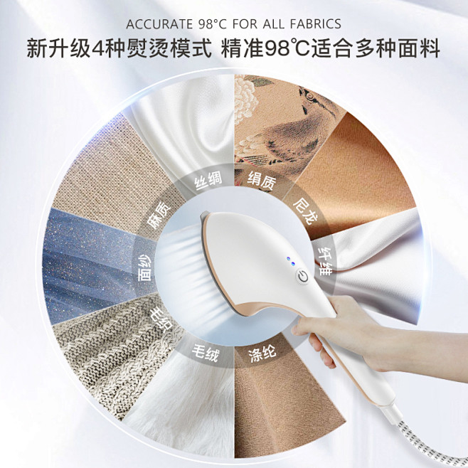 【新品】美国OJA手持挂烫机家用蒸汽熨斗...
