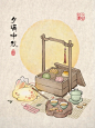 古风插画 | 月满中秋