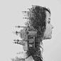 Double exposure // Val // Royal Pavilion, Brighton (by •DΛN...