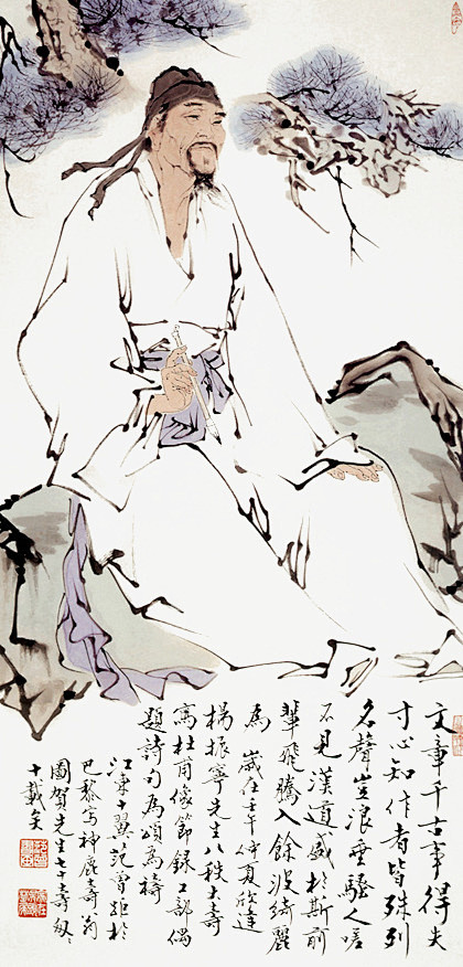 写意人物画免抠素材_新图网 https:...