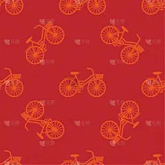 自行车,四方连续纹样,可爱的,脚踏车,几何形状,迅速,壁纸,品牌名称,复古,绘制