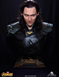 Loki 1:1 Lifesize Bust by Queen Studios : Discover the hyper-realistic Loki bust by Queen Studios. Made of medical grade silicone, you'd be forgiven for thinking that this really is Loki played by Tom Hiddleston