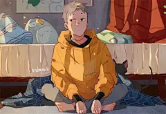 14款日式漫画风人物插画 - 优优教程网 - UiiiUiii.com : 插画师 andrymations 的一组男生生活日常插画作品 ​，经典的日式漫画风，把人物日常生活中的小心思都表达了出来，忧伤的、开心的、搞怪的等等，视觉的表达也比较有层次感，可以当做基础的人物临摹练习