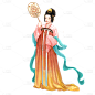 中国风-人物插画-古风人物