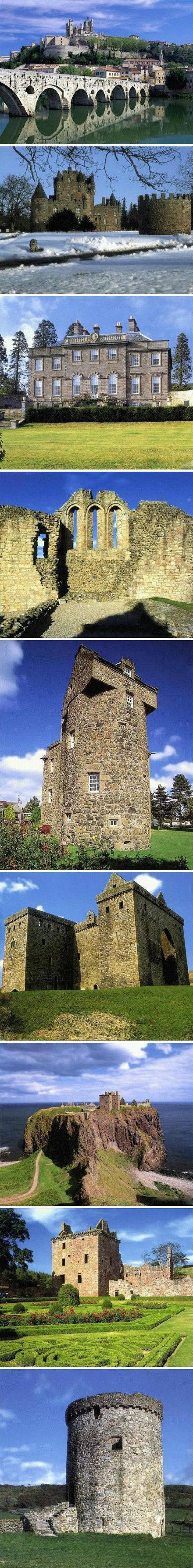 【苏格兰古堡】是苏格兰著名的独特建筑。大...