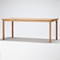 无印良品 实木 家具 桌子 白橡木 15892402-