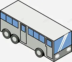 白色的大巴车 创意素材