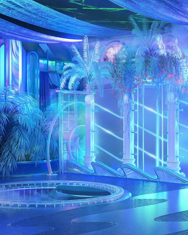 3D architecture cinema 4d concept art Digital Art dreamscape Dreamspace ...