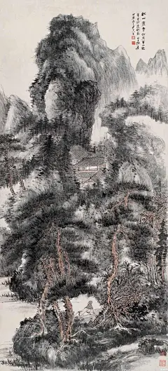 张大千山水画（二） - 后羿 - 含泪的射手