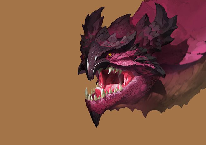 龙画集编号2246游戏cg手绘插画游戏原画千画网588artcom