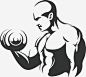 男人哑铃健身俱乐部logo矢量图标_88ICON https://88icon.com 健康 运动 健身俱乐部logo 字母 减肥 美体 减脂 健身俱乐部LOGO