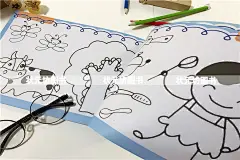 正版现货儿童美术培训教材分步涂色油画棒上册 新编幼儿创意绘画本画册学前班幼儿园中班大班小班美术教材教程课本书籍安徽美术-tmall.com天猫