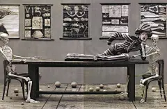 【最新图片】鬼怪也时髦！时尚杂志大赏之Halloween主题大片：骷髅、幽灵、吸血鬼……万圣节前夜我们一起去“见鬼”！_海报时尚网图片库