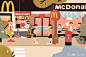 翻翻金拱门的老底，来自艺术家Yan Chien的麦当劳插画广告欣赏。#金拱门# ​​​​