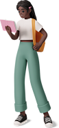 black girl reading book Illustration in PNG, SVG