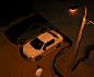 Night parking, Andrey Surnov : Painted from life, later animated in Max