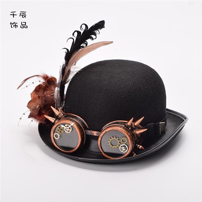 『千辰饰品』蒸汽朋克lolita洛丽塔配...