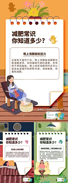 减肥小常识系列海报-志设网-zs9.com