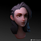 一些尝试，Zbrush做模型和涂颜色 在blender渲染 ​​​​