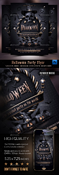 Halloween Party Flyer Template - Clubs & Parties Events