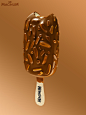 CGI Magnum Almond : Modeling and visualization of the Magnum Almond ice cream.