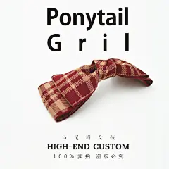 时尚潮流 海报 淘宝店搜索：《 马尾辫女孩 Ponytail 》 韩国品牌饰品 发饰 配饰 手工DIY 时尚发饰 蝴蝶结发饰 发夹 发箍 发圈 reefur日本梨花发饰 