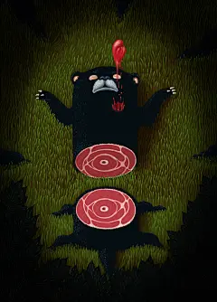 Rafael Aguilar的黑暗系插画设计