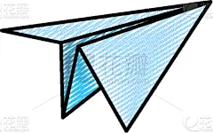 折纸工艺,纸飞机,乱画,式样,创造力,华丽的,概念,图像,想象,装饰