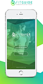 FitGuide - app concept splash screen : My new app concept. Splash scren with sign up / sign in buttons. Next screens - soon :) 