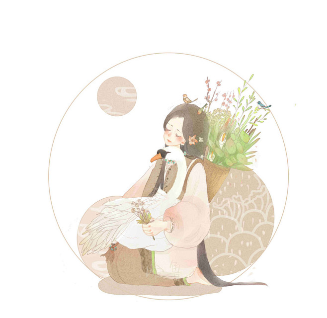 春日_涂鸦王国 原创绘画平台 www.p...